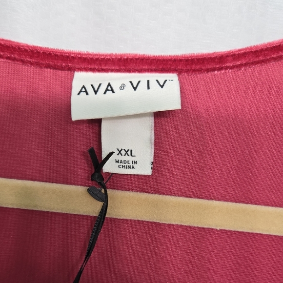 SALE* Red Ruched Tiered Dress with Long Sleeves - Picture 3 of 8